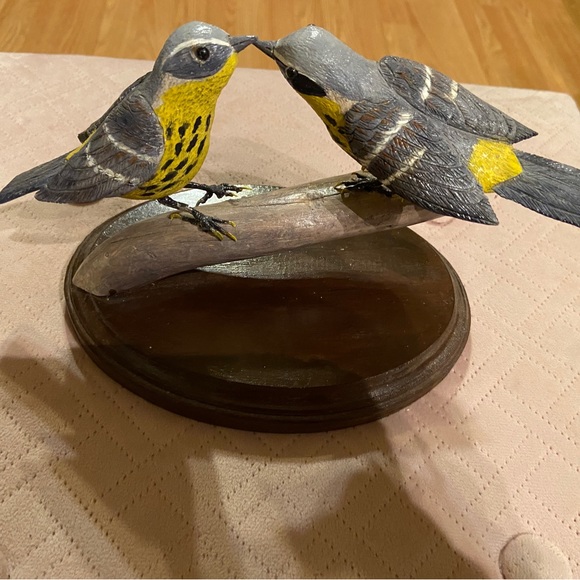 Hand made - Bird carving - magnolia warblers - handcrafted - Picture 4 of 7